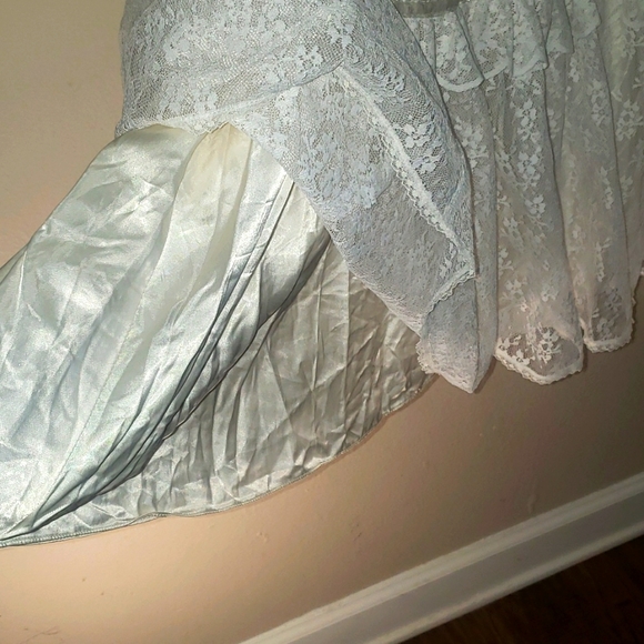 Vintage 70s Gunne Sax by Jessica San Francisco White Floral Lace - Picture 9 of 17